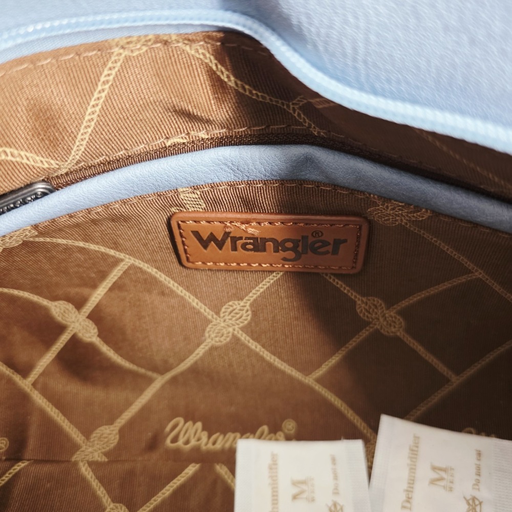 Wrangler Aztec Embroidered Shoulder Bag Hobo Purse Ethnic Western - Picture 9 of 10